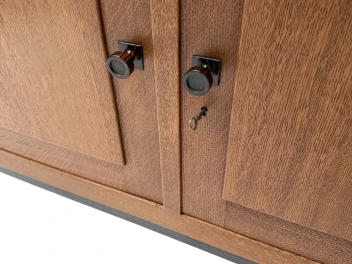 Art Deco Modernist Credenza or Sideboard by H. Fels for L.O.V. Oosterbeek